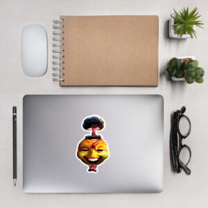 Happy Face Bubble-free stickers