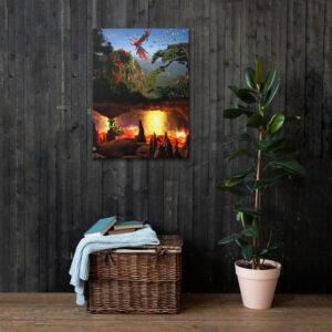 Up & Down Canvas Print