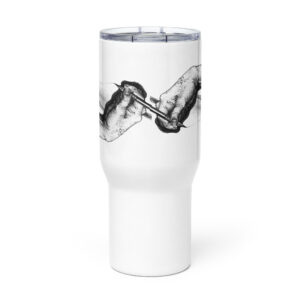Escher Revisited Travel mug with a handle