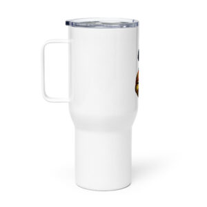 Happy Face Travel mug with a handle