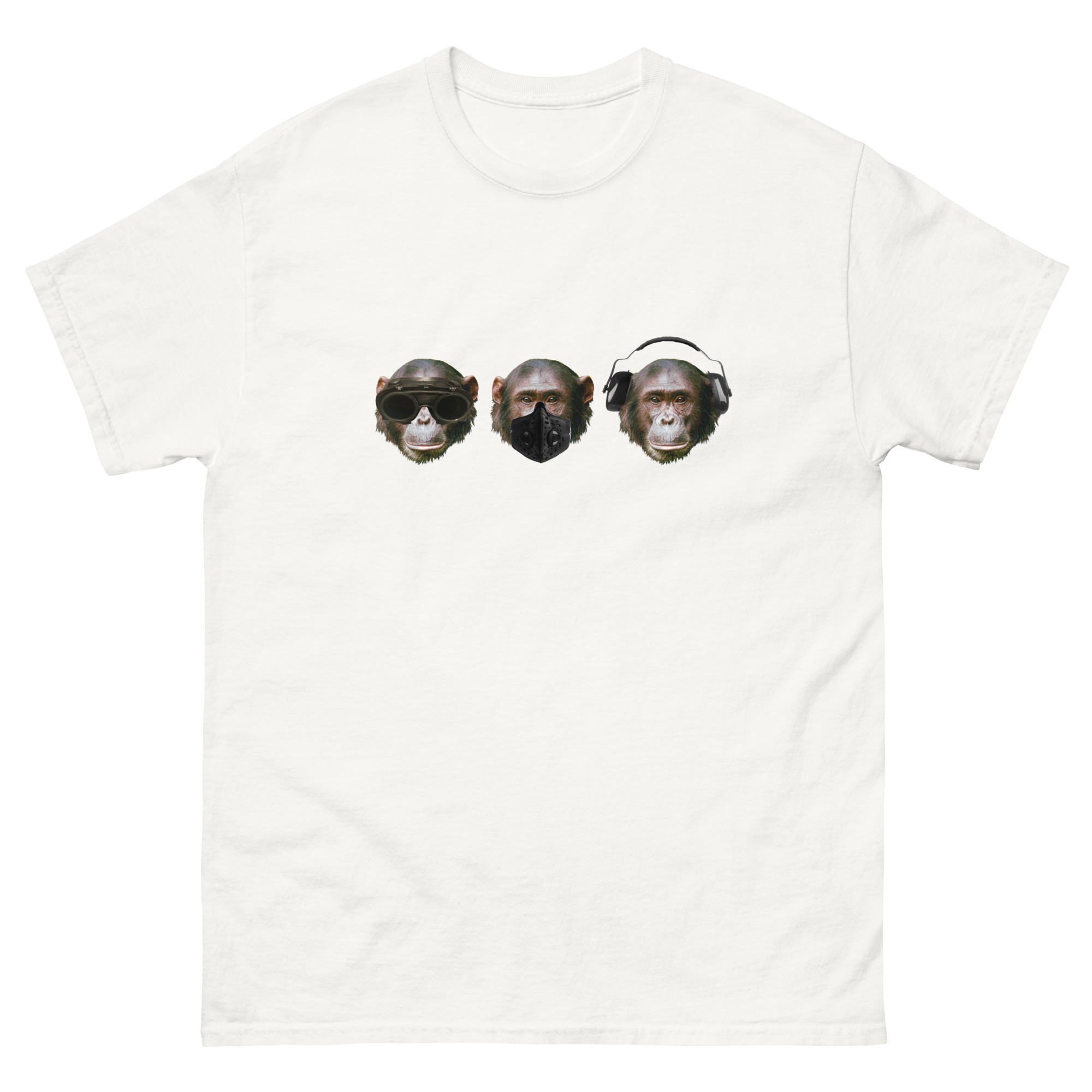 3 Monkeys Unisex classic tee - Image 5