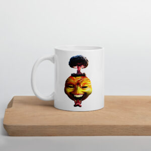 Happy Face White glossy mug