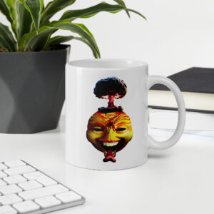 Happy Face White glossy mug